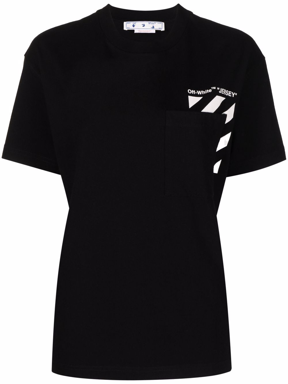 Off-White 'Jersey' print short-sleeve T-shirt - Black von Off-White