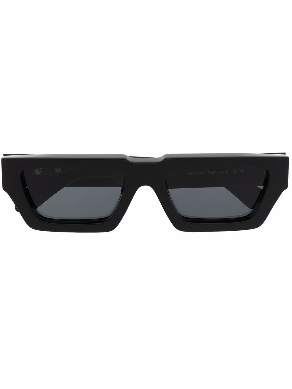 Off-White Manchester rectangular-frame sunglasses - Black von Off-White