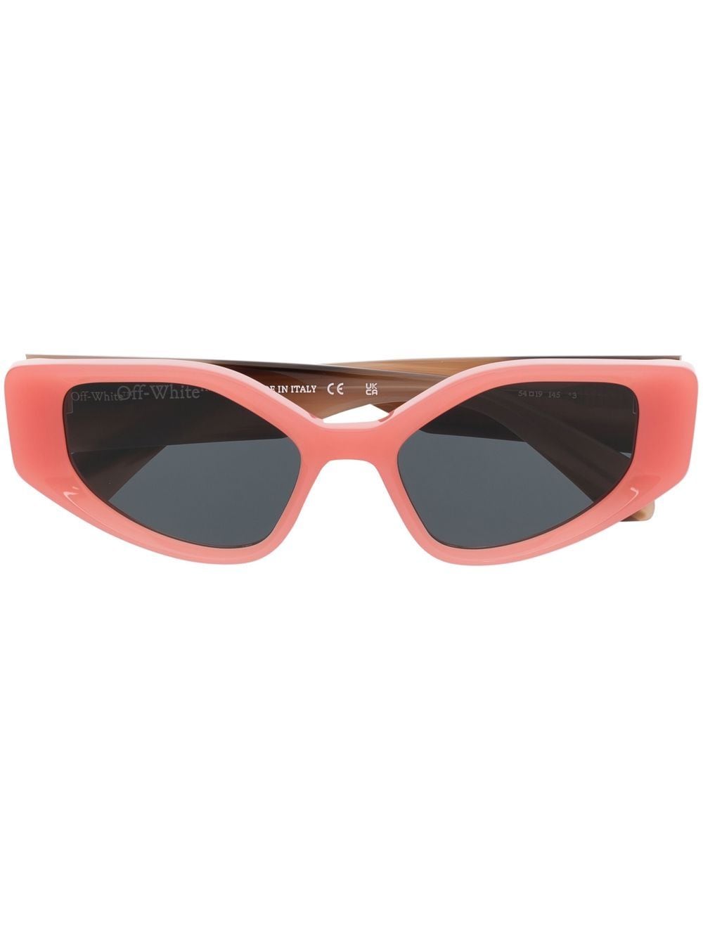 Off-White Memphis rectangle-frame sunglasses - Orange von Off-White