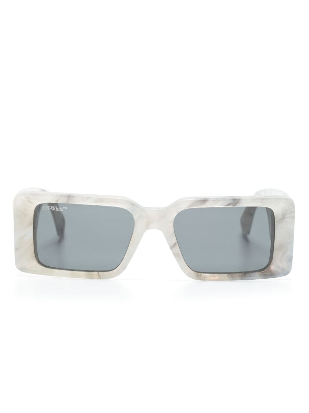 Off-White Milano rectangle-frame sunglasses - Grey von Off-White