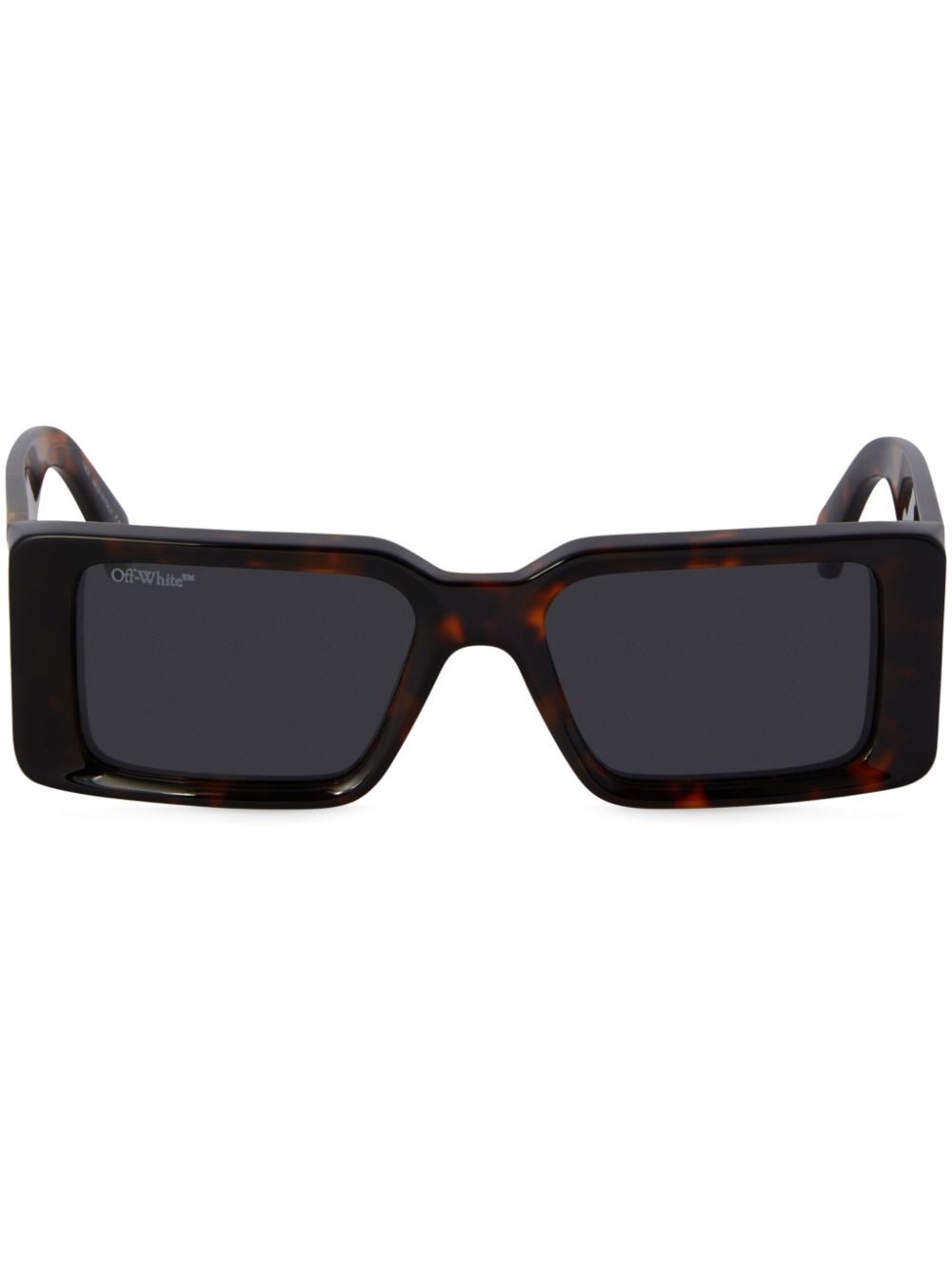 Off-White Milano tortoiseshell-effect tinted sunglasses - Brown von Off-White