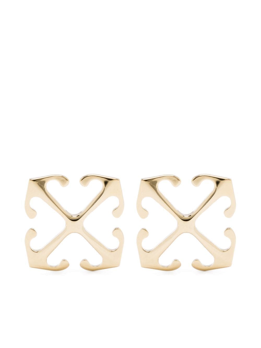 Off-White Mini Arrow earrings - Gold von Off-White