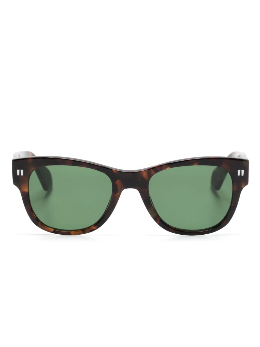 Off-White Moab oval-frame sunglasses - Brown von Off-White