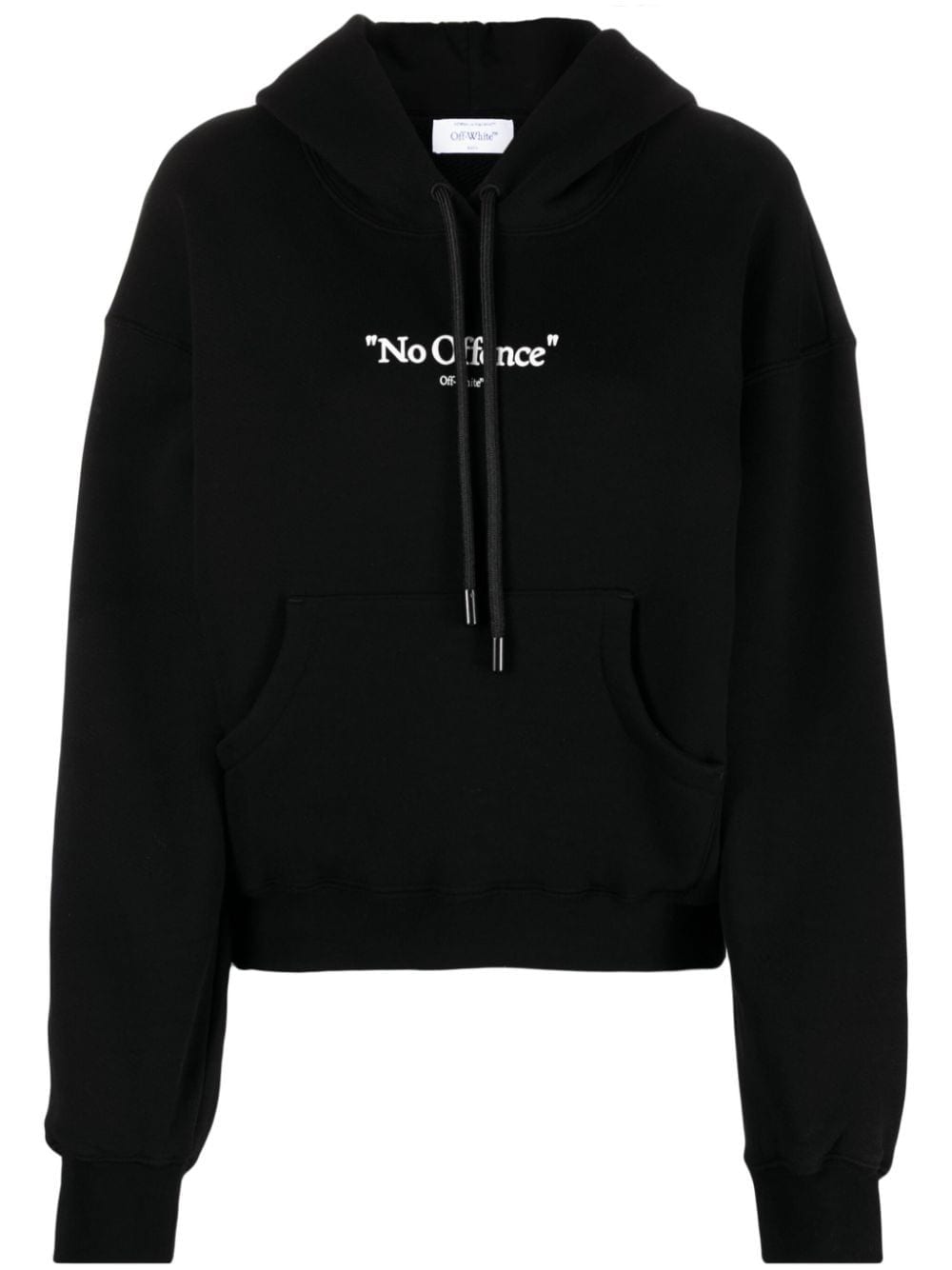 Off-White No Offence cotton hoodie - Black von Off-White