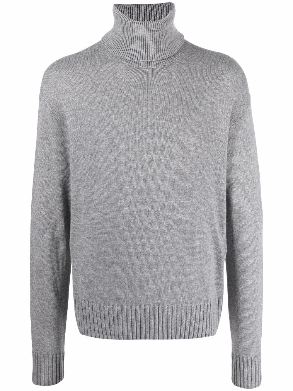 Off-White knitted turtleneck jumper - Grey von Off-White