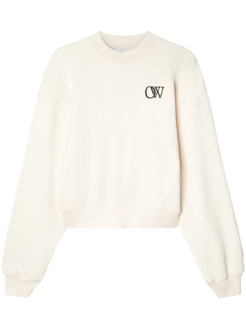 Off-White OW-print cotton sweatshirt von Off-White