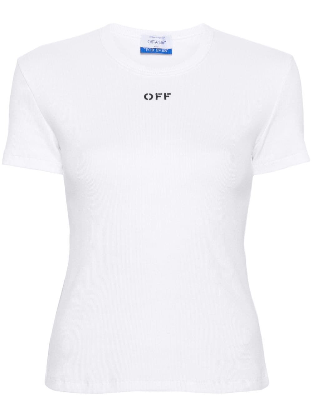 Off-White Off Stamp stretch-cotton T-shirt von Off-White