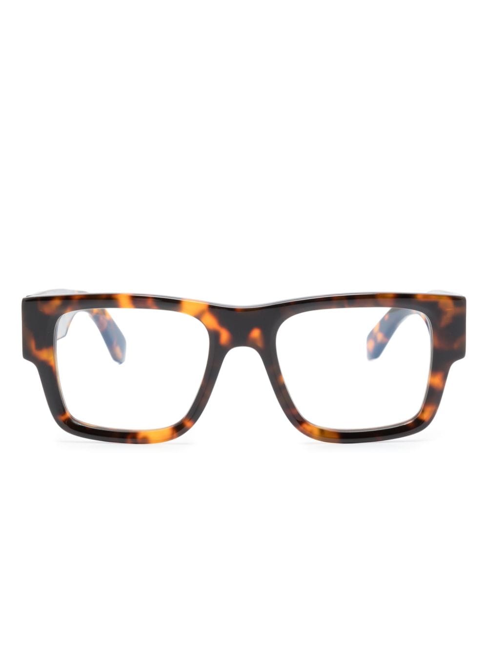 Off-White Optical Style 40 square-frame glasses - Brown von Off-White