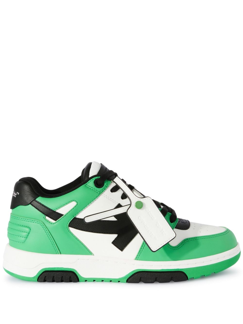 Off-White Out Of Office leather sneakers - Green von Off-White