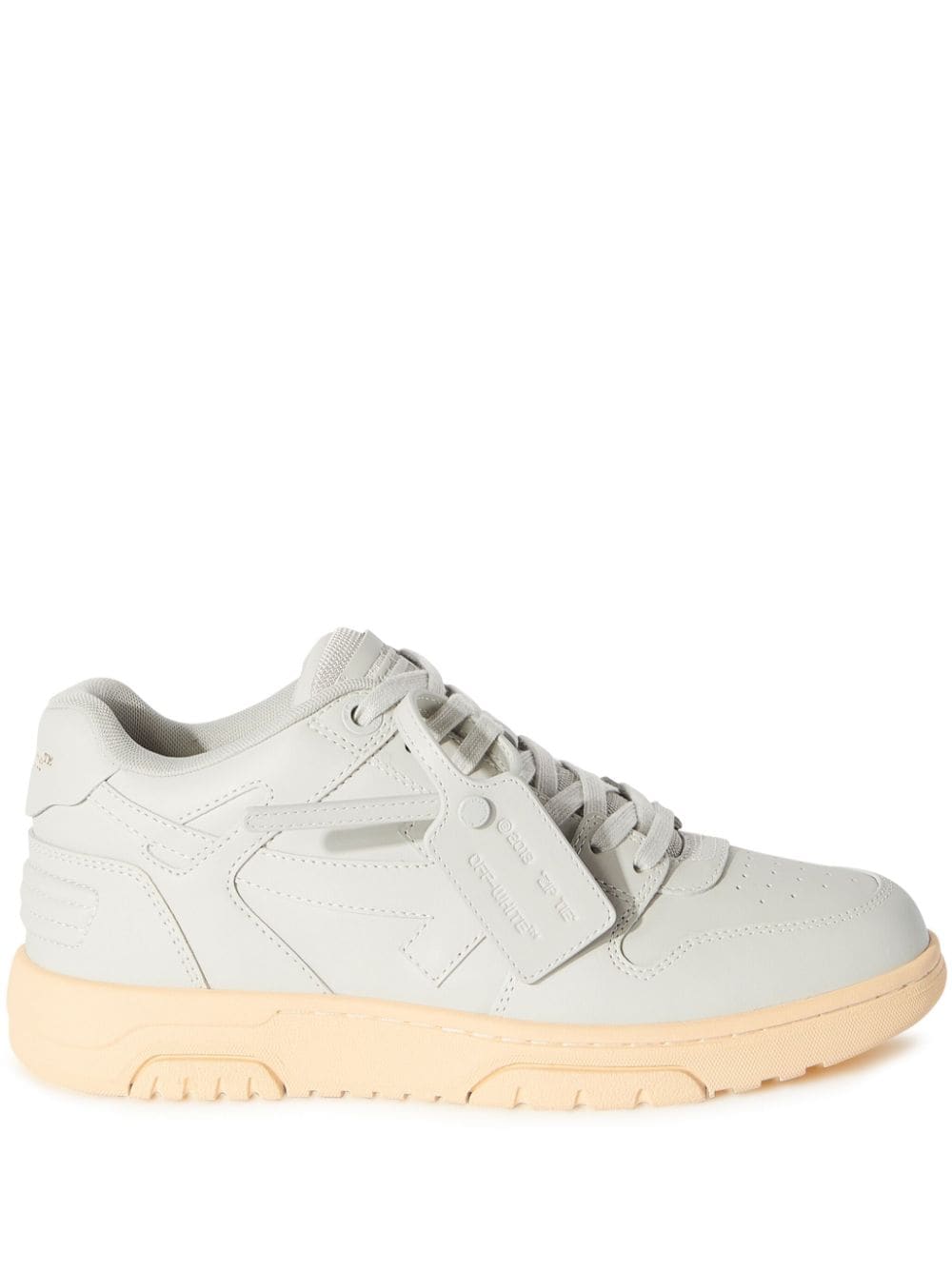 Off-White Out Of Office leather sneakers - Grey von Off-White