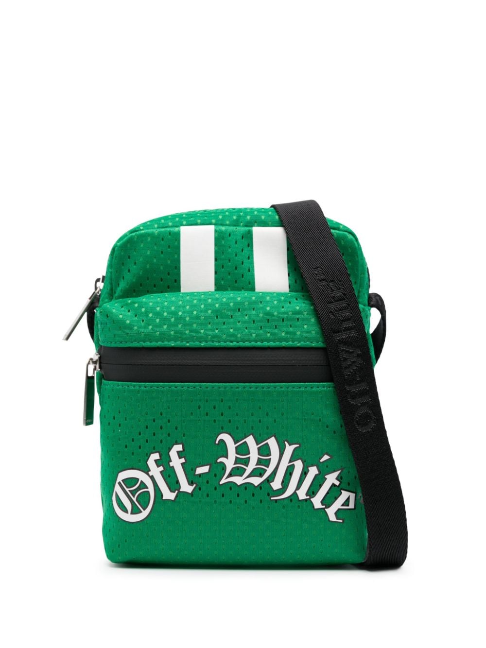Off-White Outdoor mesh messenger bag - Green von Off-White