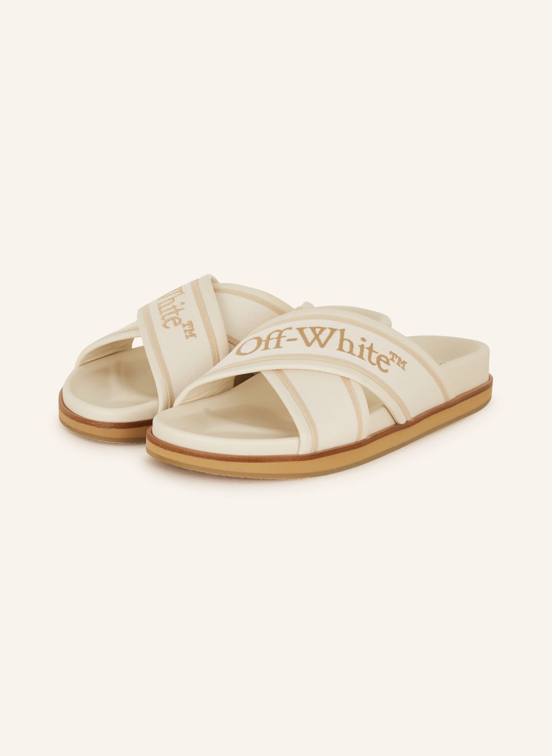 Off-White Pantoletten Cloud beige von Off-White