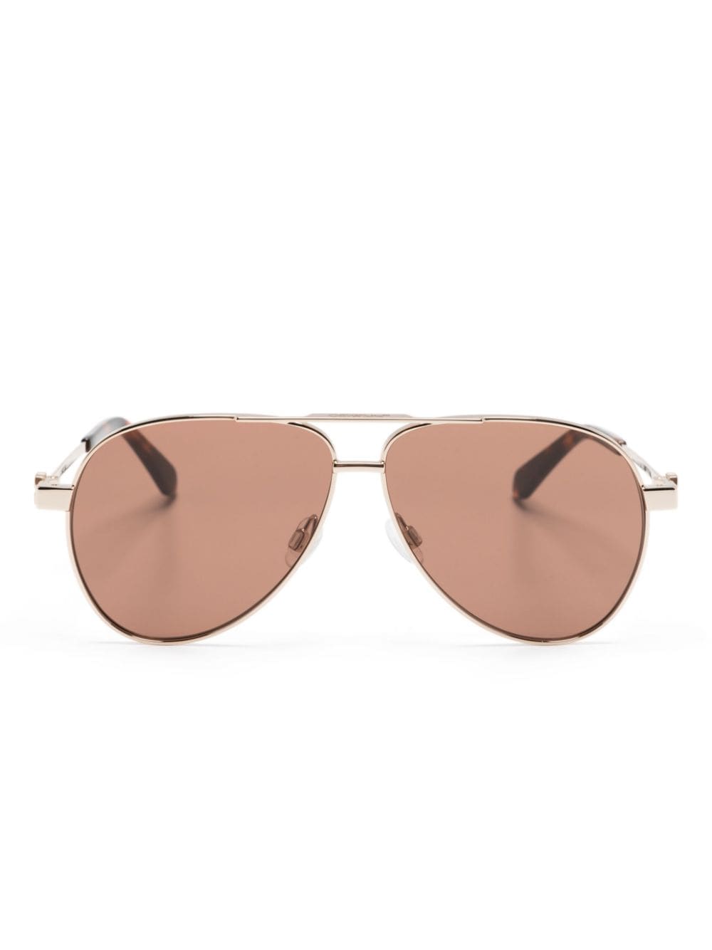 Off-White Ruston pilot-frame sunglasses - Brown von Off-White