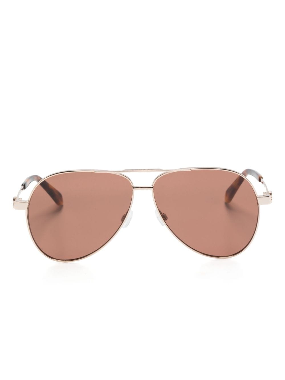 Off-White Ruston pilot-frame sunglasses - Gold von Off-White