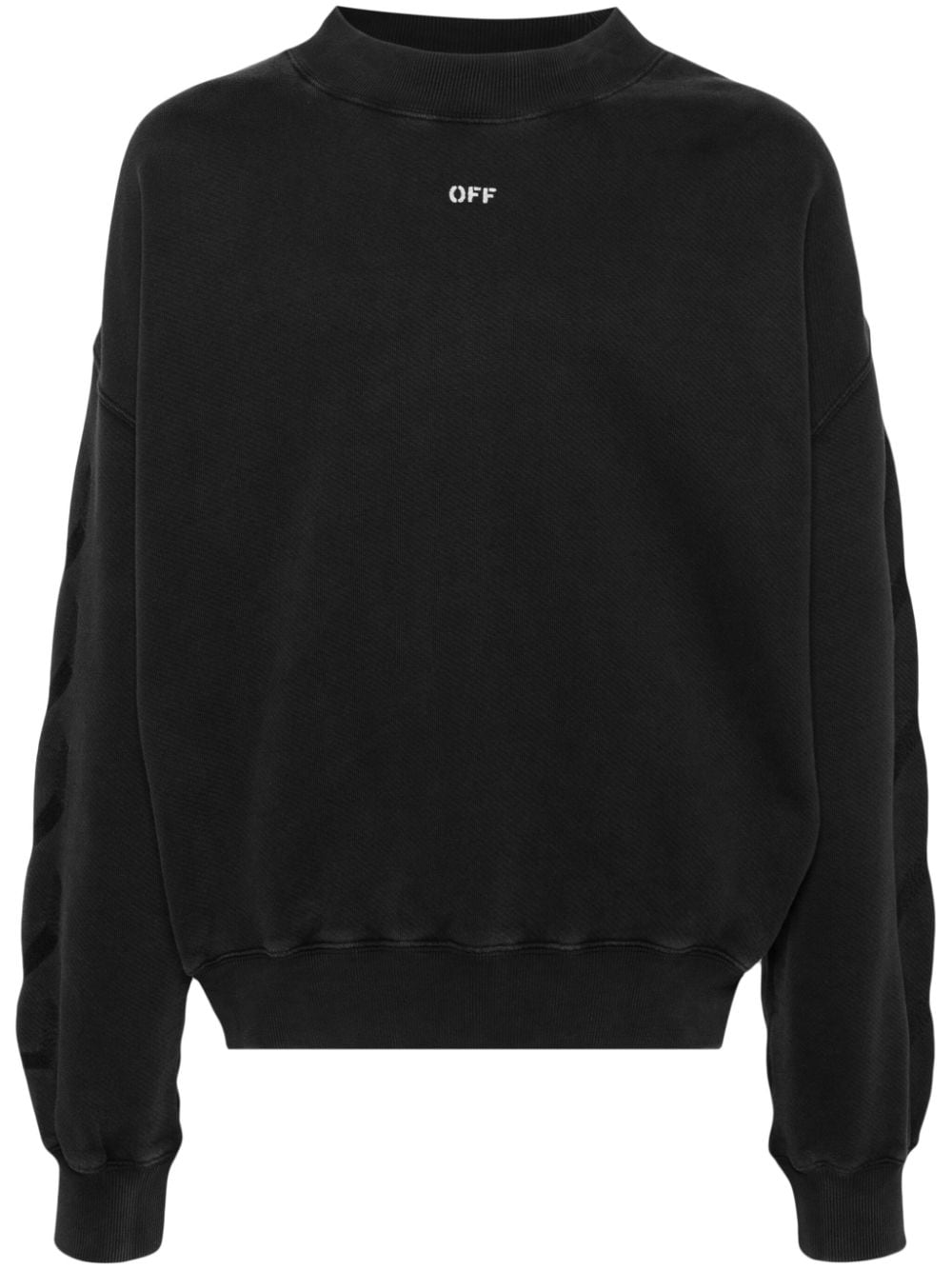 Off-White S.Matthew cotton sweatshirt - Black von Off-White