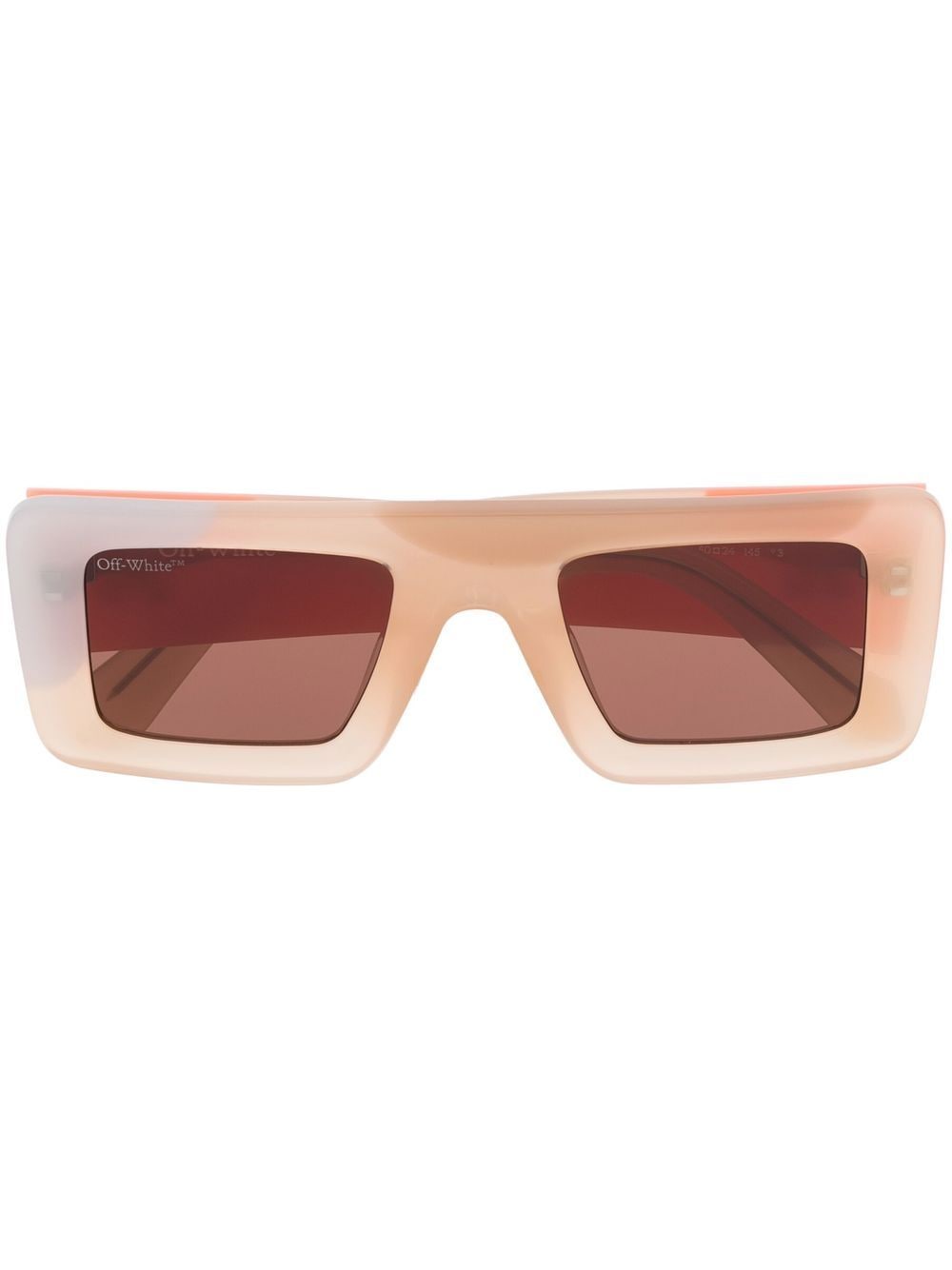 Off-White Seattle square-frame sunglasses - Neutrals von Off-White