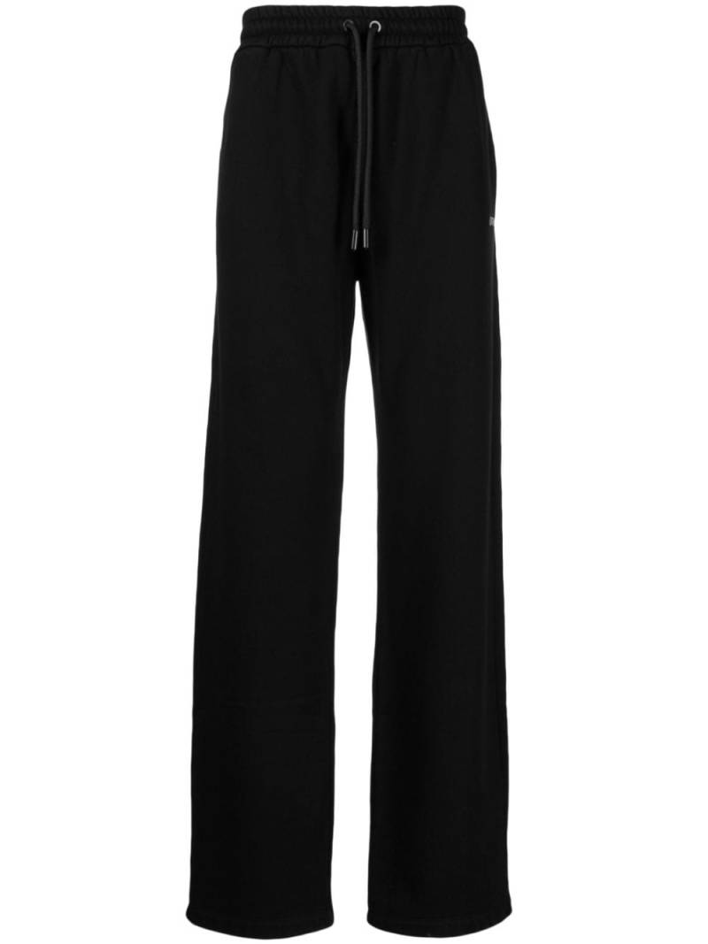 Off-White Stitch Diag cotton track pants - Black von Off-White