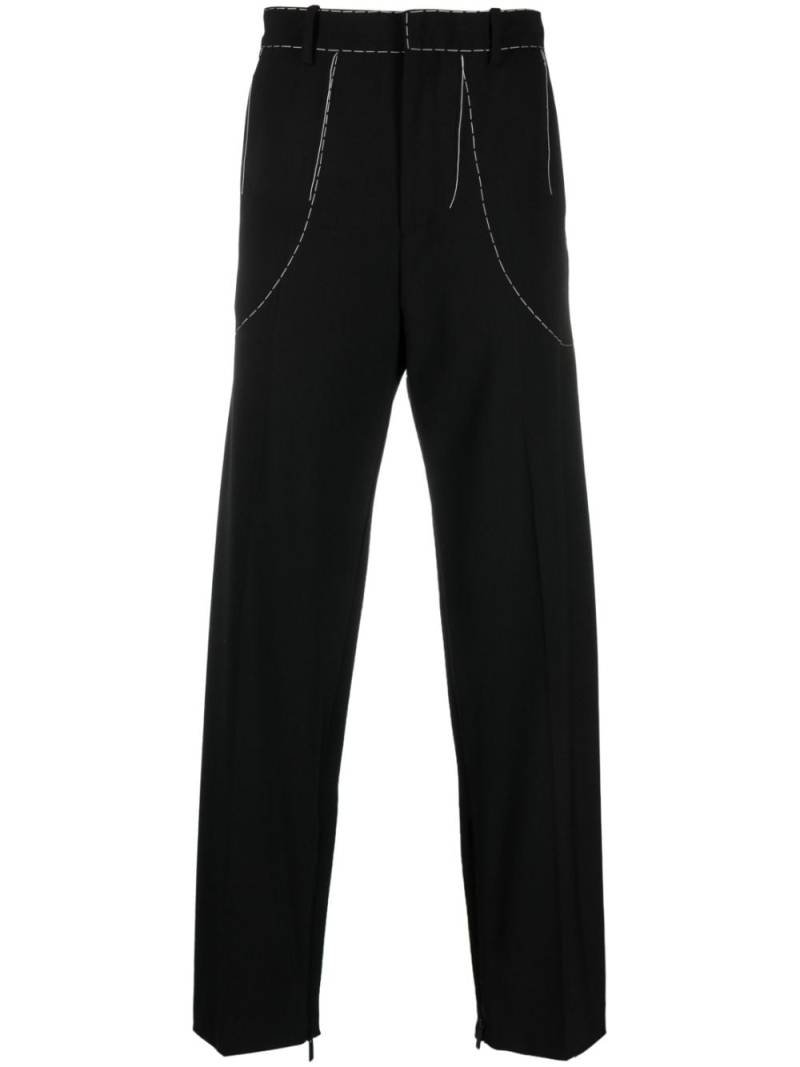 Off-White Stitch tailored trousers - Black von Off-White