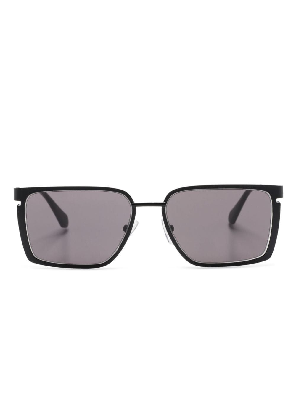 Off-White Yoder rectangle-frame sunglasses - Black von Off-White