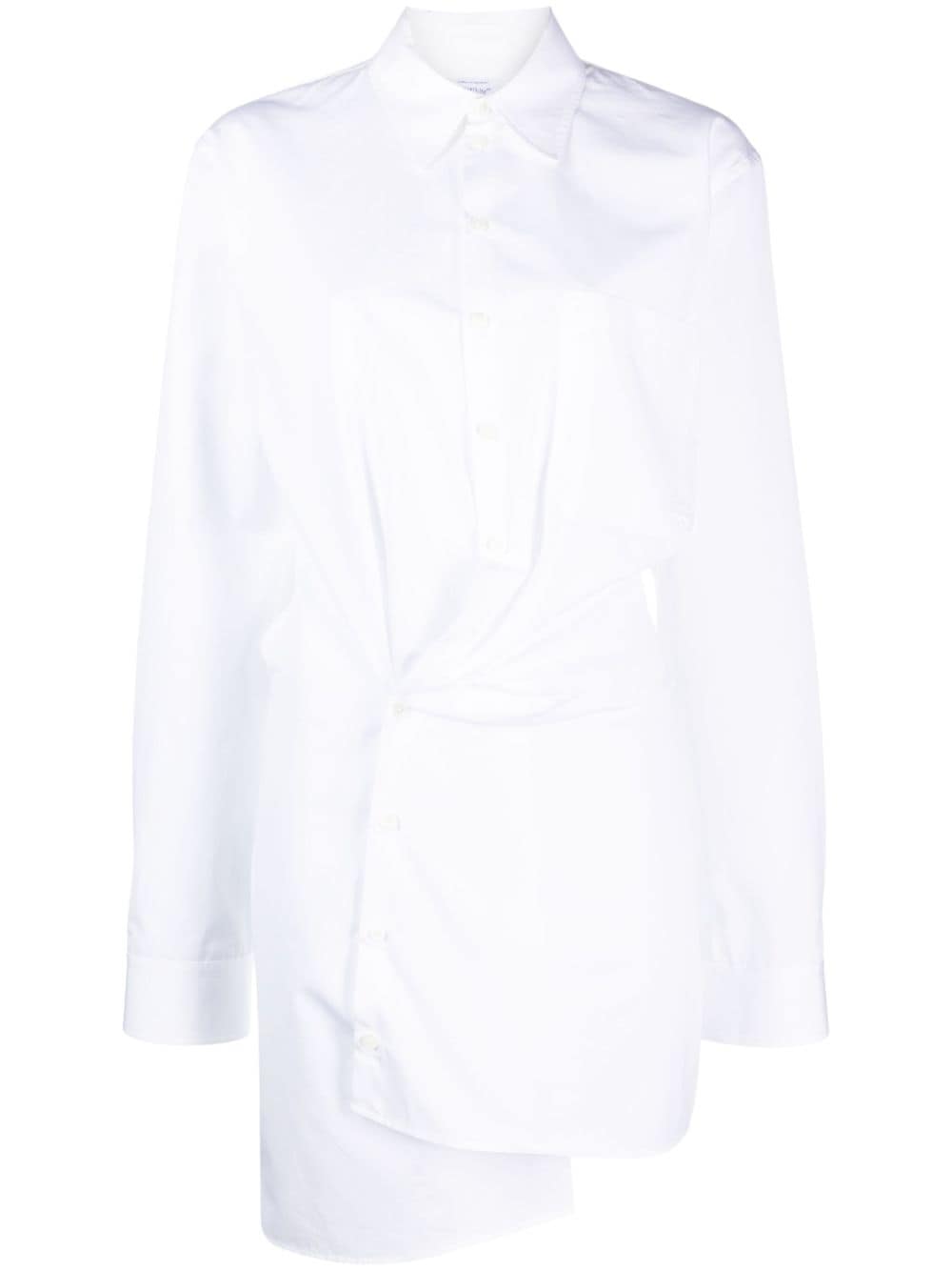 Off-White asymmetric cotton shirtdress von Off-White