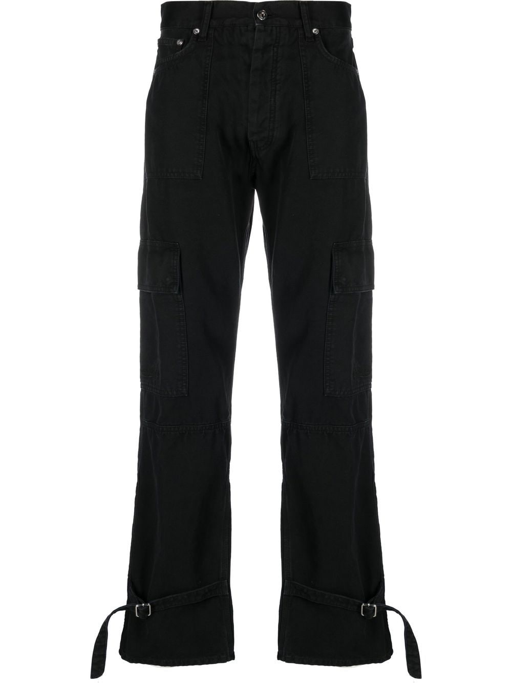 Off-White buckle-detail cargo trousers - Black von Off-White