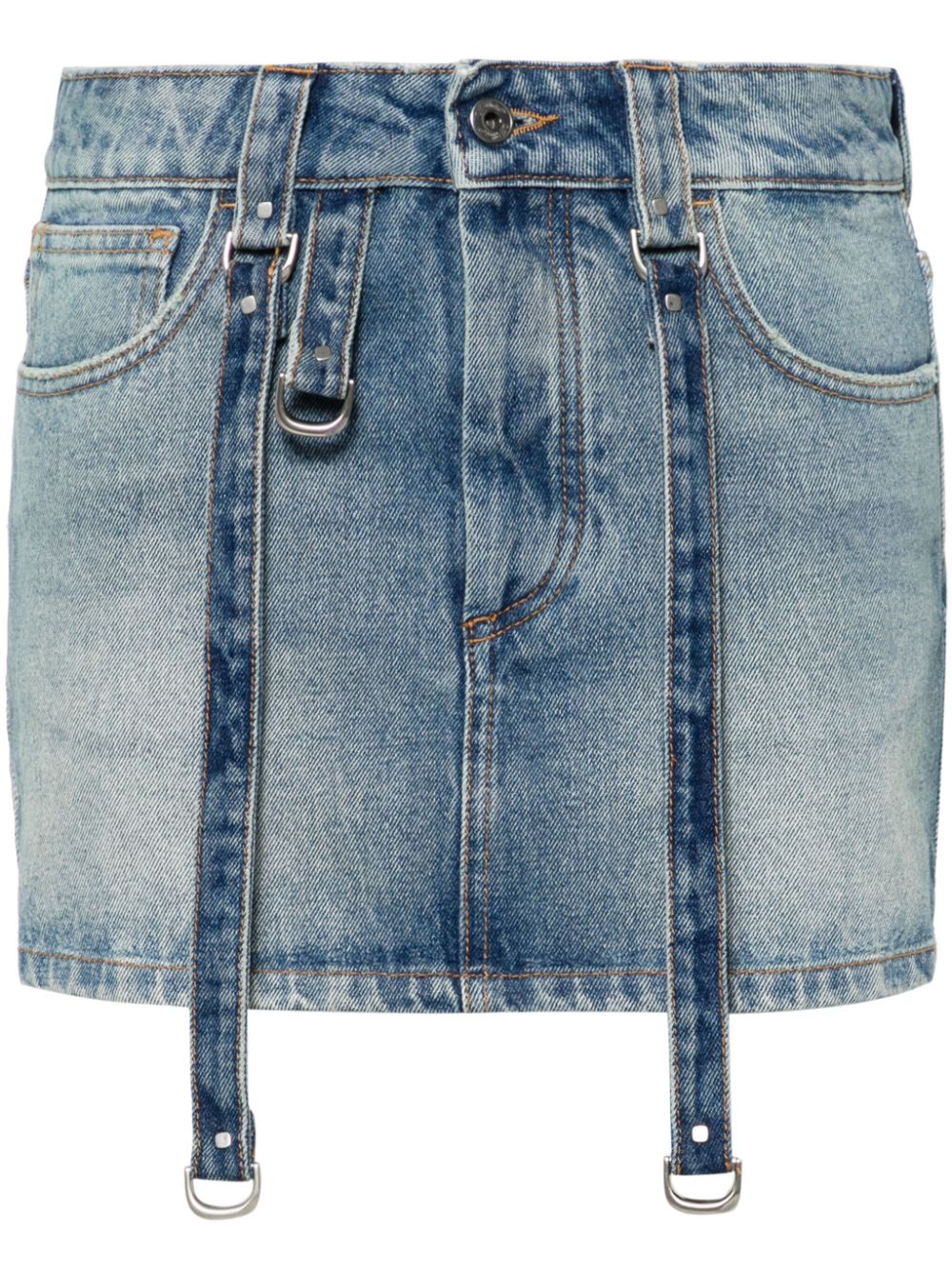 Off-White denim cargo mini skirt - Blue von Off-White