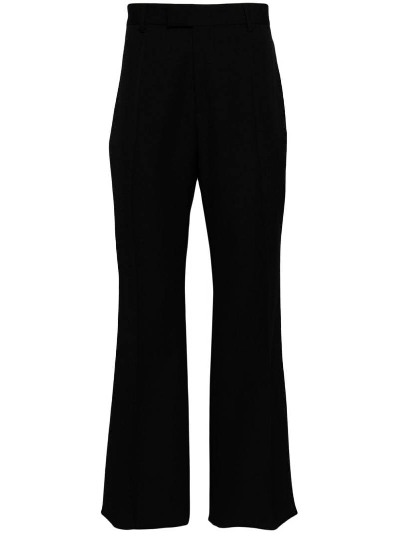 Off-White flared-leg wool trousers - Black von Off-White