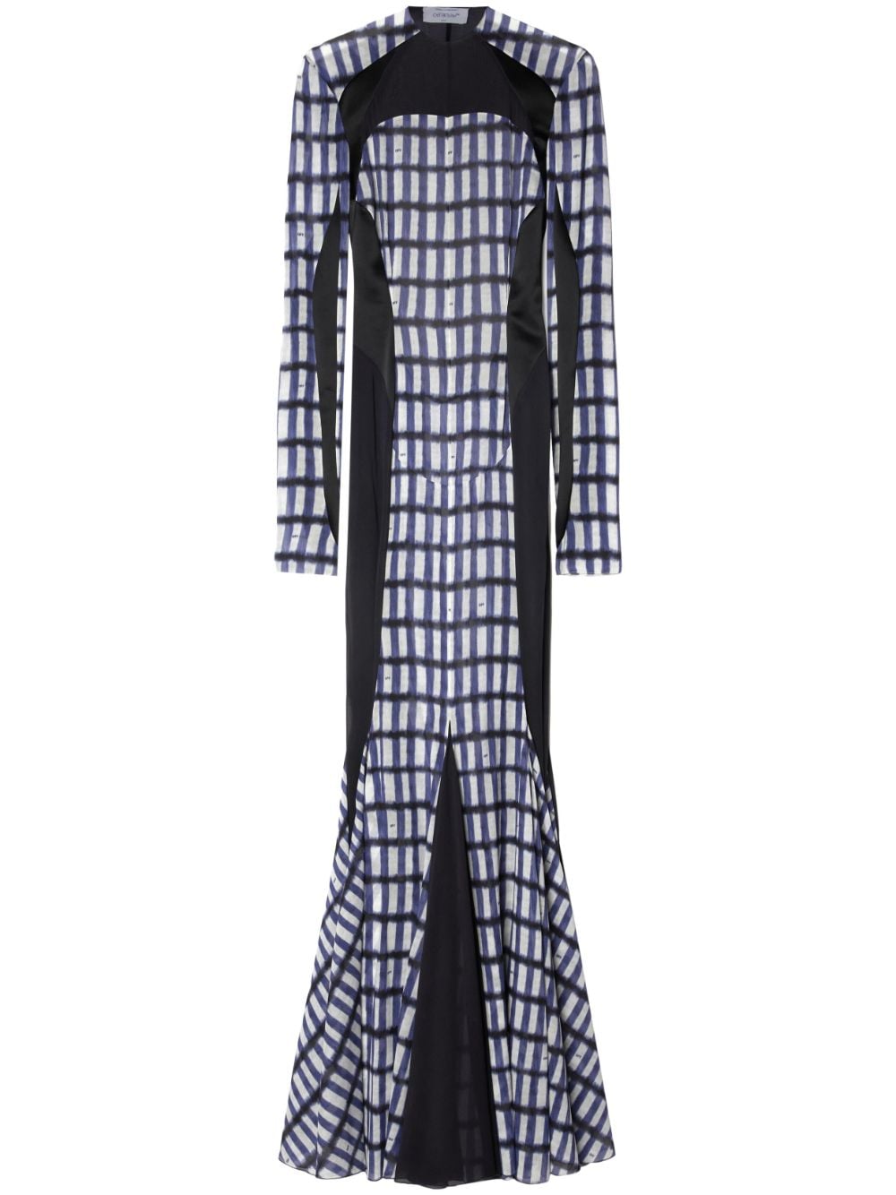 Off-White geometric-print maxi dress - Blue von Off-White