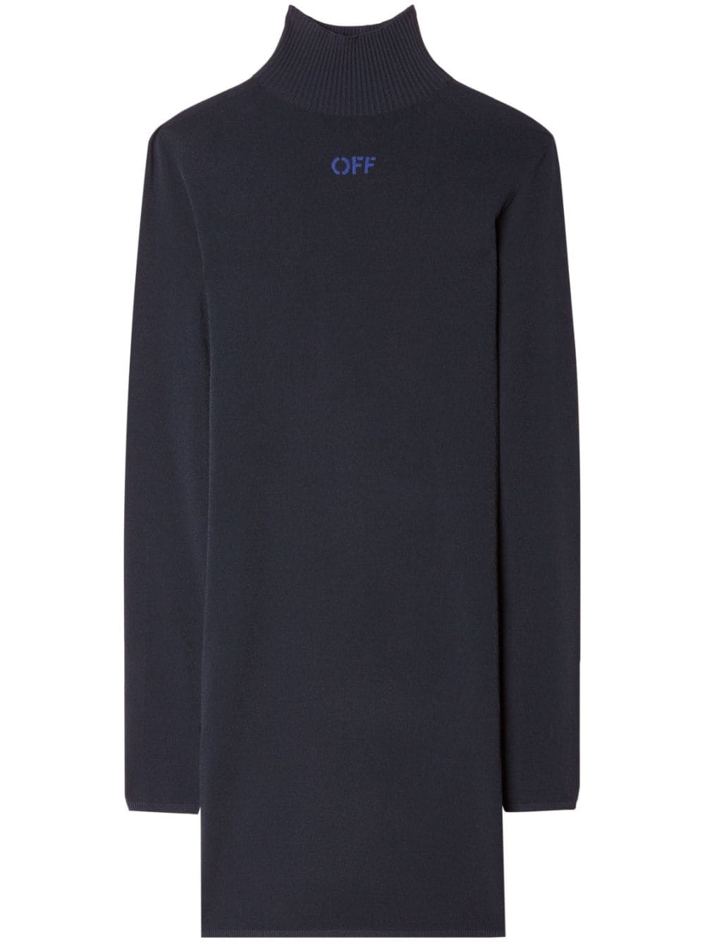 Off-White intarsia-knit minidress - Blue von Off-White