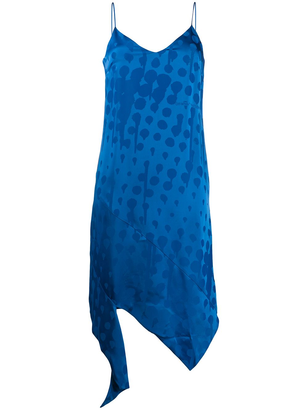 Off-White jacquard-woven slip dress - Blue von Off-White