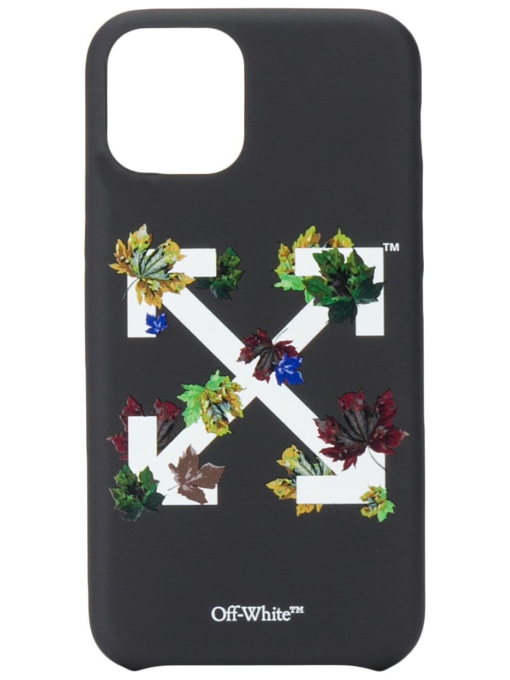 Off-White leaf-detail Arrows-motif iPhone 11 Pro case - Black von Off-White