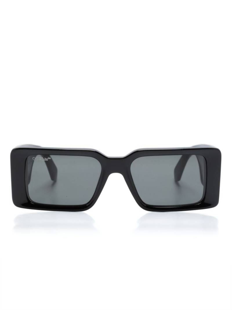 Off-White logo-engraved rectangle-frame sunglasses - Black von Off-White
