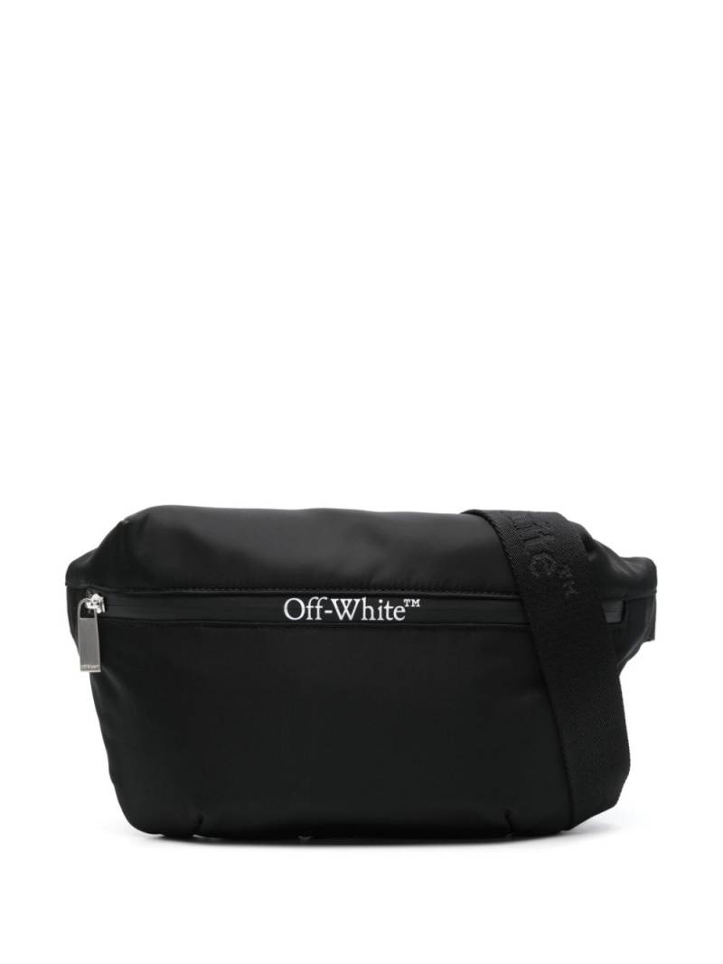 Off-White logo-print belt bag - Black von Off-White