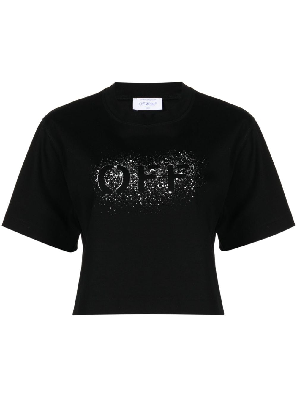 Off-White logo-print cotton T-shirt - Black von Off-White