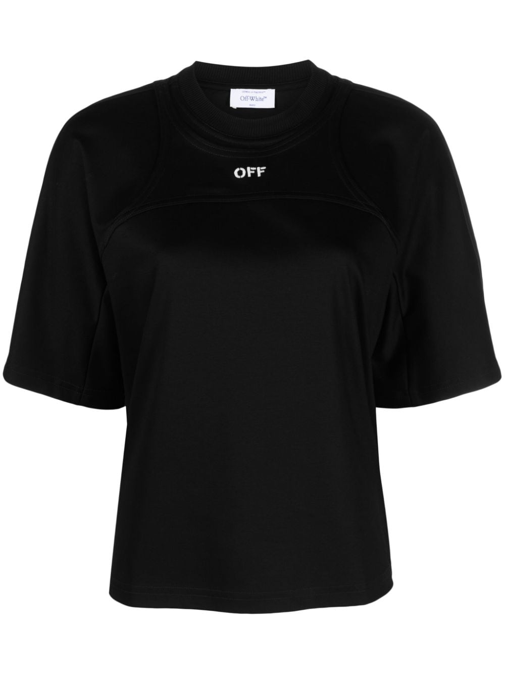 Off-White logo-print cotton T-shirt - Black von Off-White