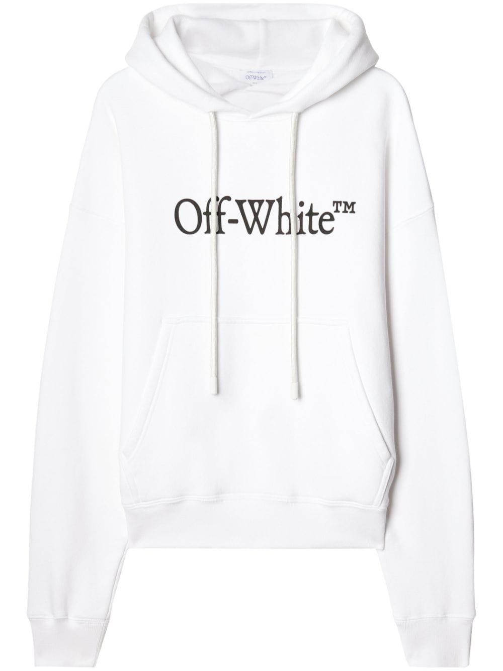 Off-White logo-print cotton hoodie von Off-White