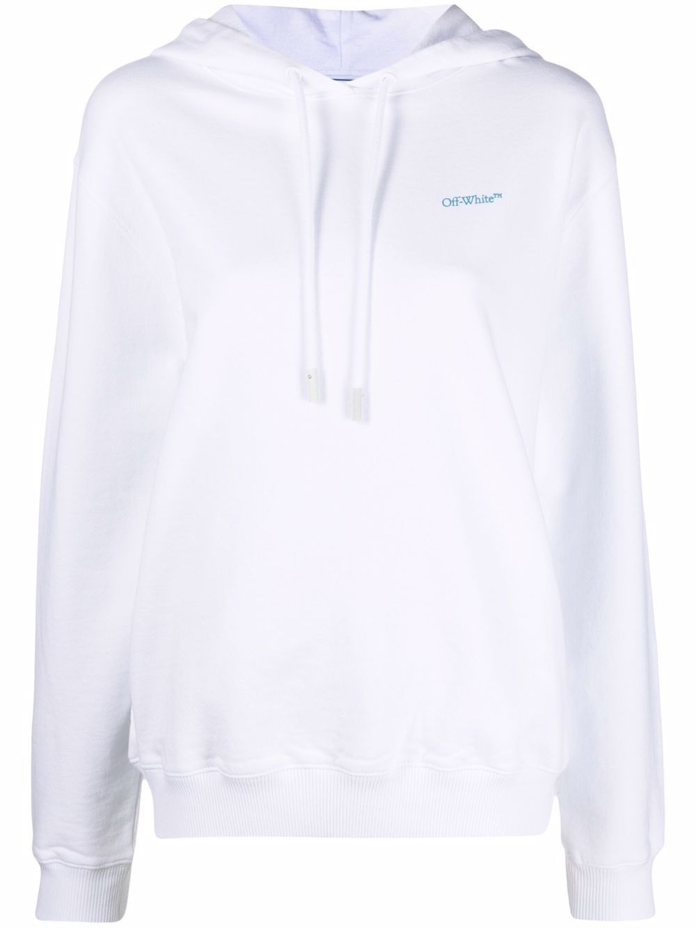 Off-White logo-print drawstring hoodie von Off-White