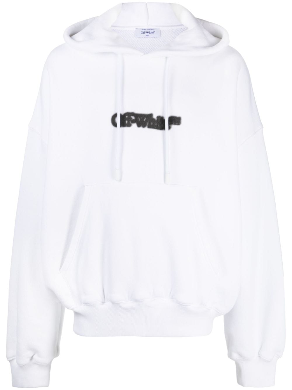 Off-White logo-print drawstring hoodie von Off-White
