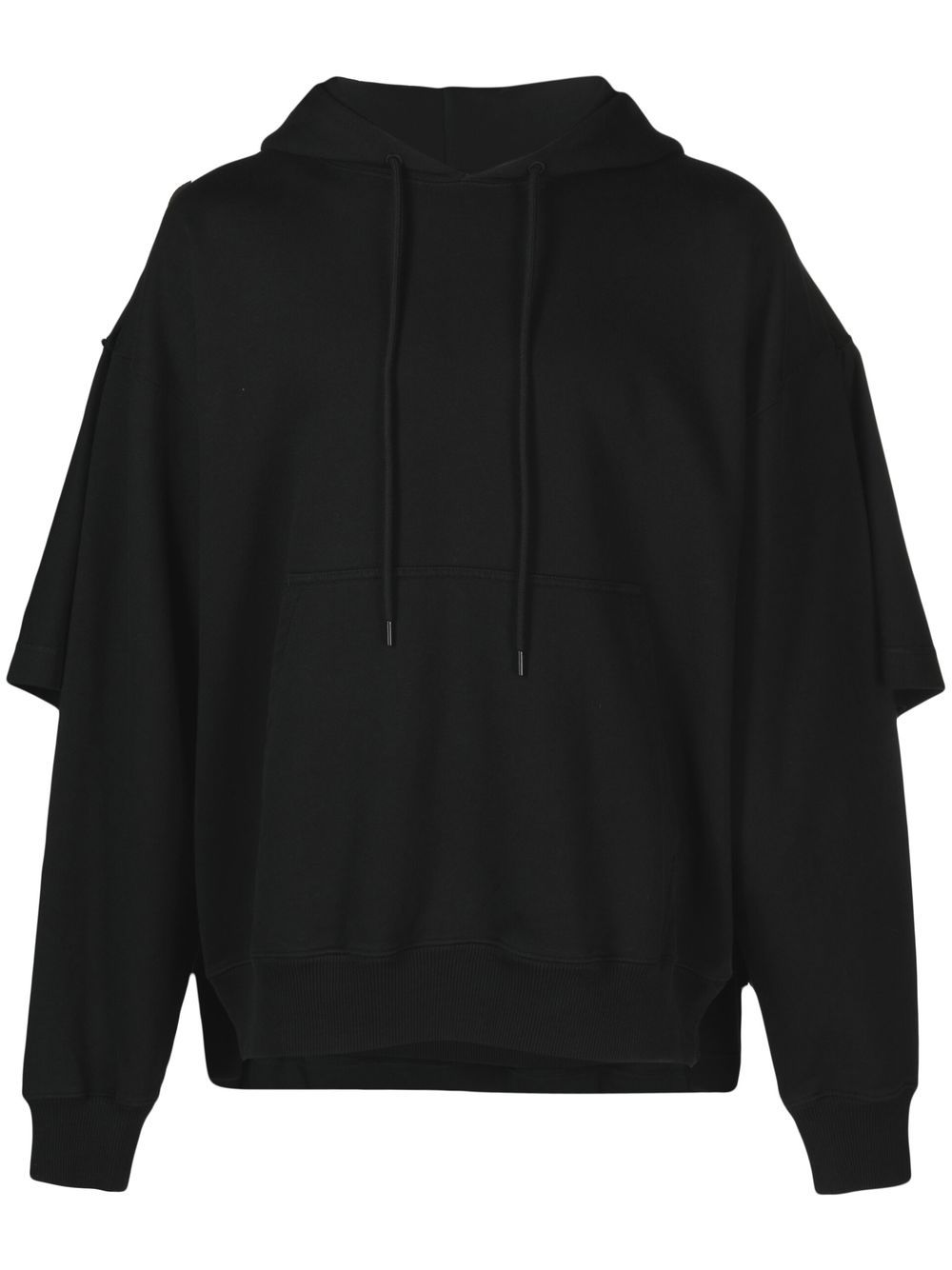 Off-White logo-print hoodie - Black von Off-White