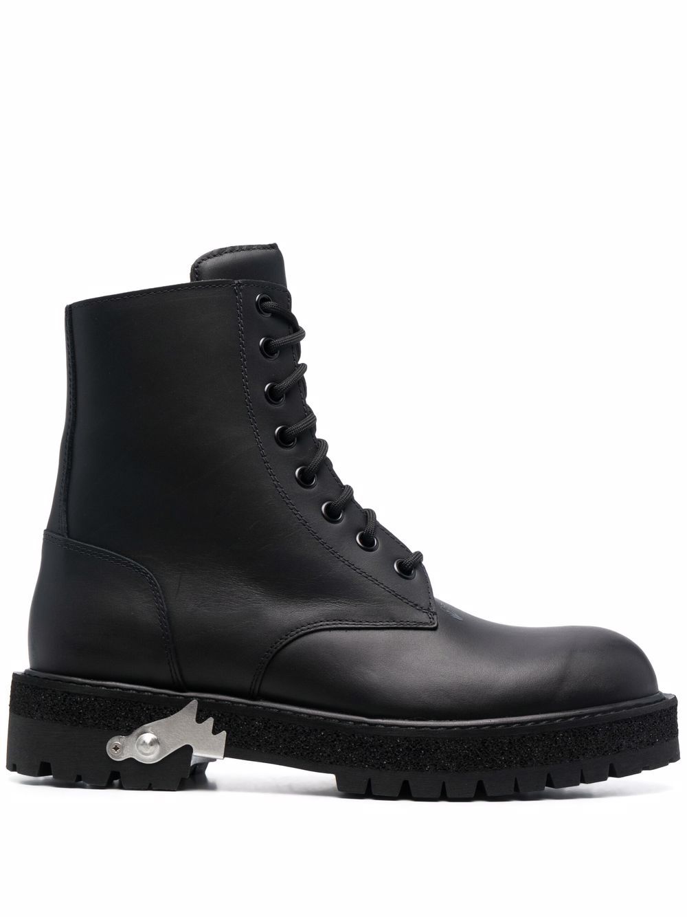 Off-White metallic-detail ankle boots - Black von Off-White
