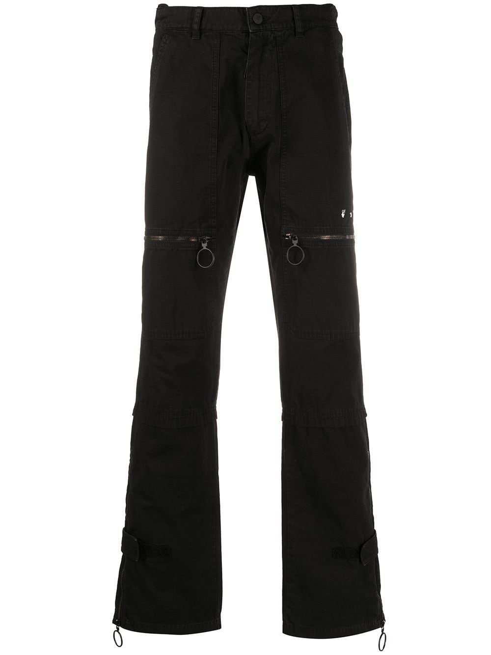 Off-White multi-pocket straight-leg jeans - Black von Off-White