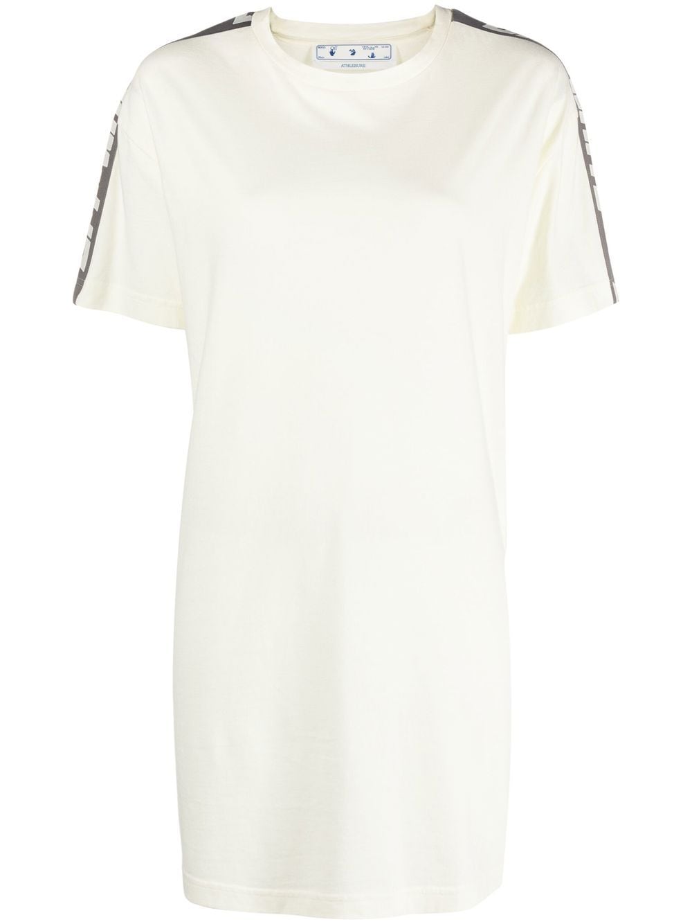 Off-White side-stripe T-shirt dress - Neutrals von Off-White