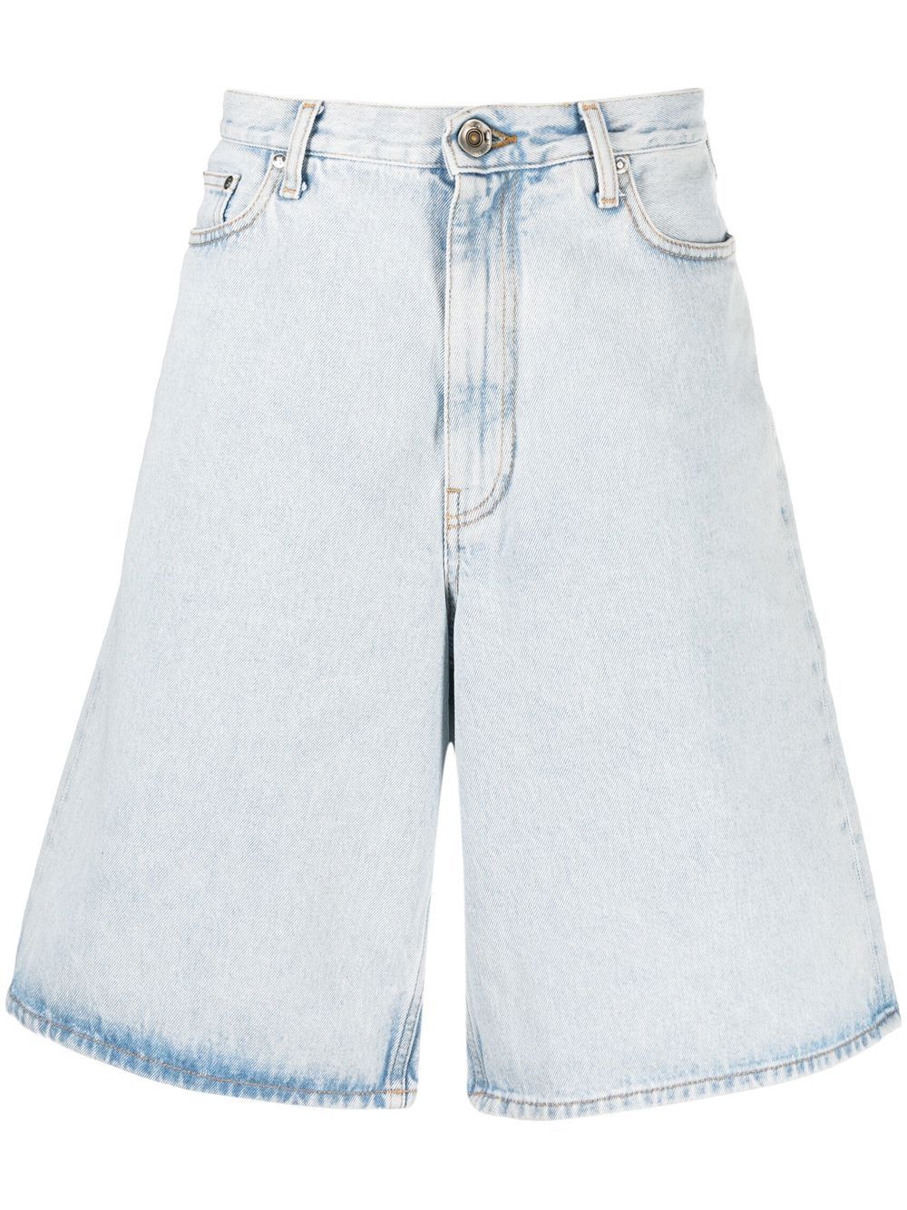 Off-White Single Arrow skate denim shorts - Blue von Off-White