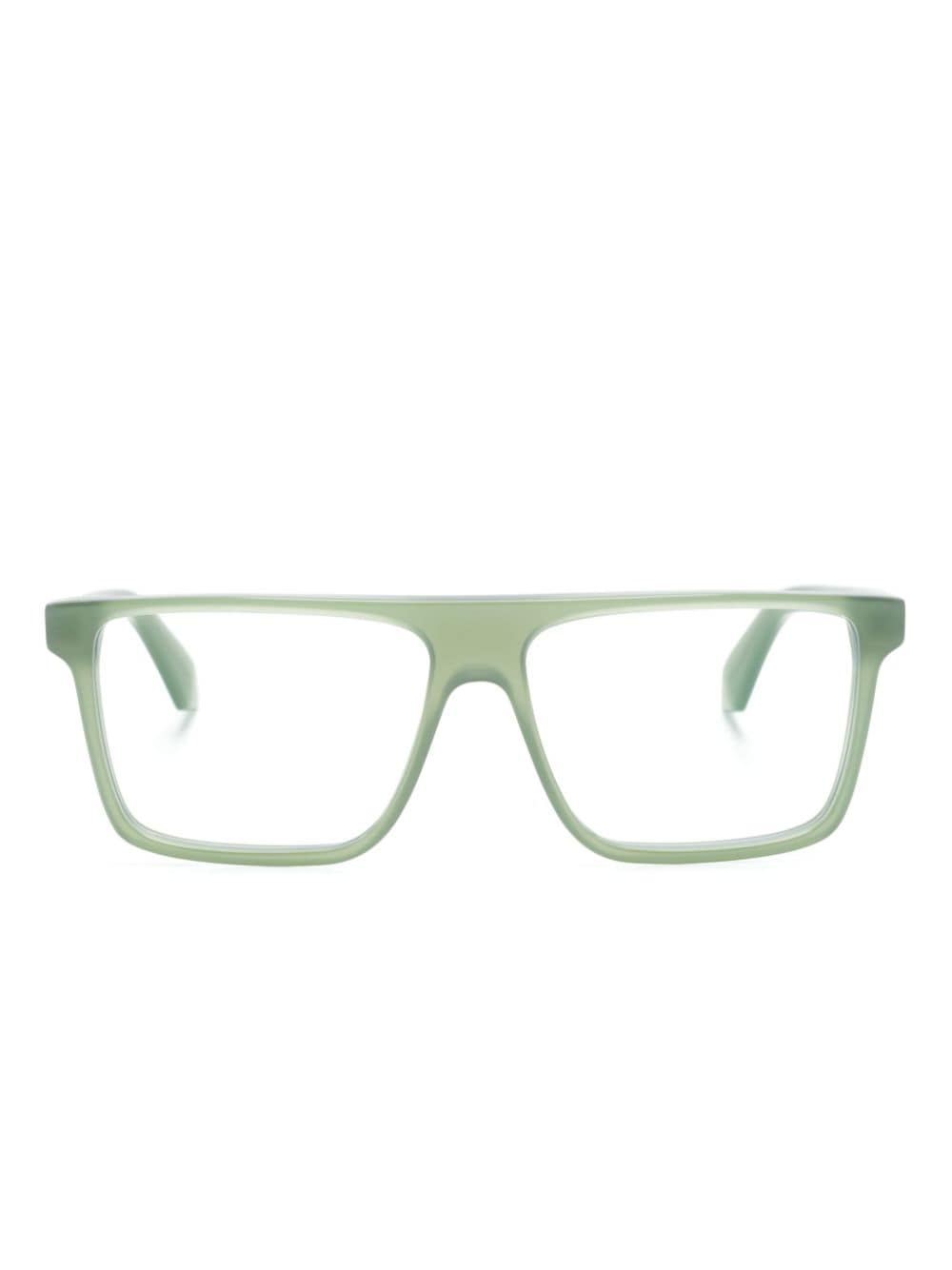 Off-White square-frame glasses - Green von Off-White