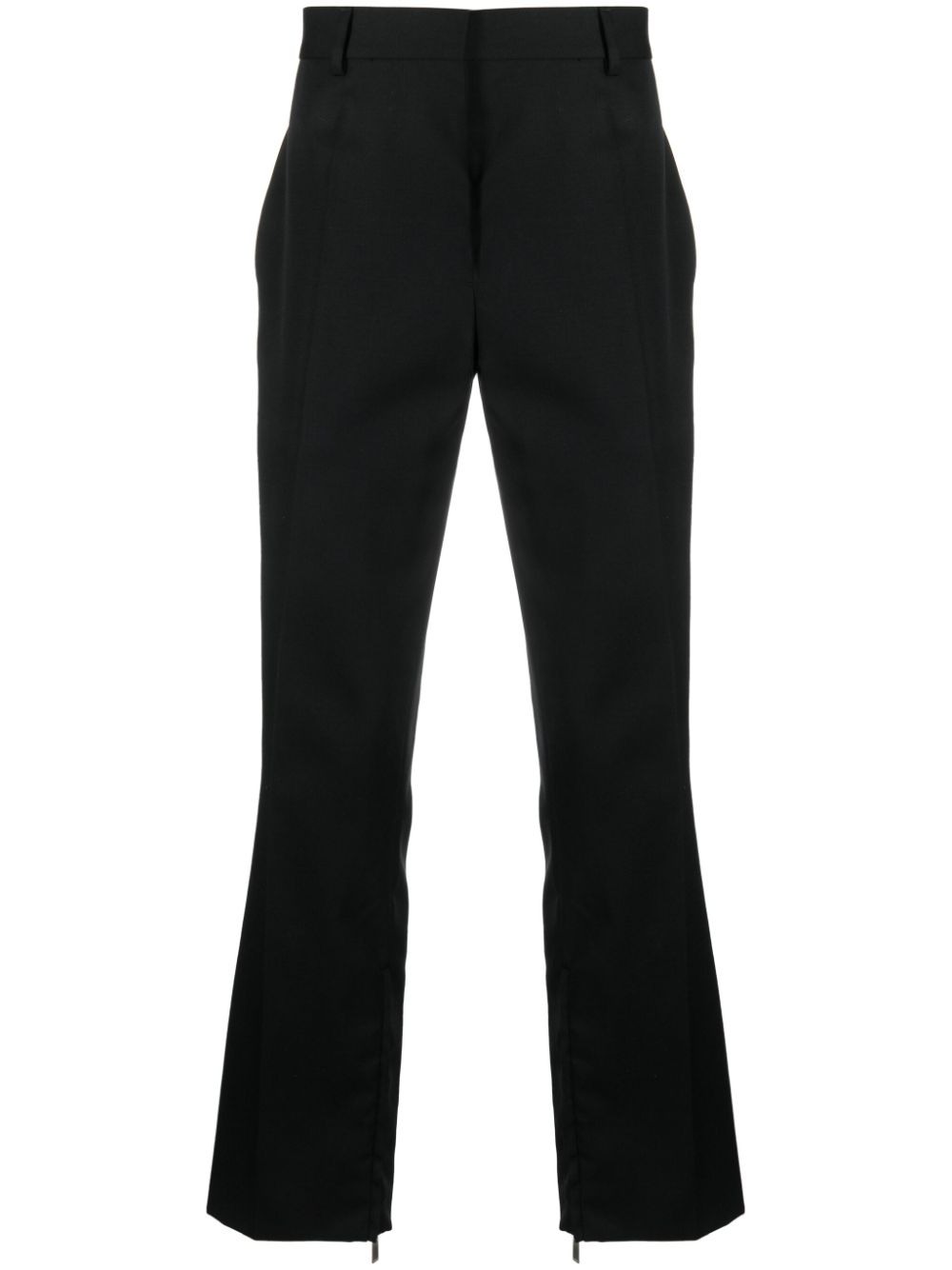 Off-White straight-leg wool trousers - Black von Off-White