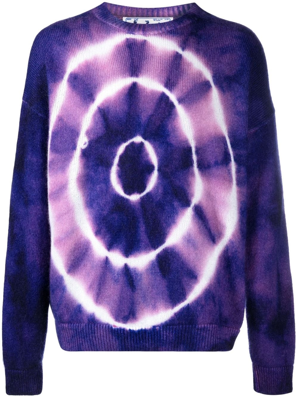 Off-White tie-dye jumper - Purple von Off-White