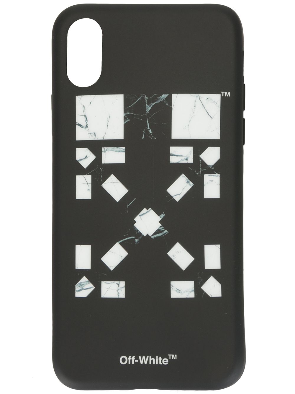 Off-White x Vancouver Marble Arrows iPhone X case - Black von Off-White