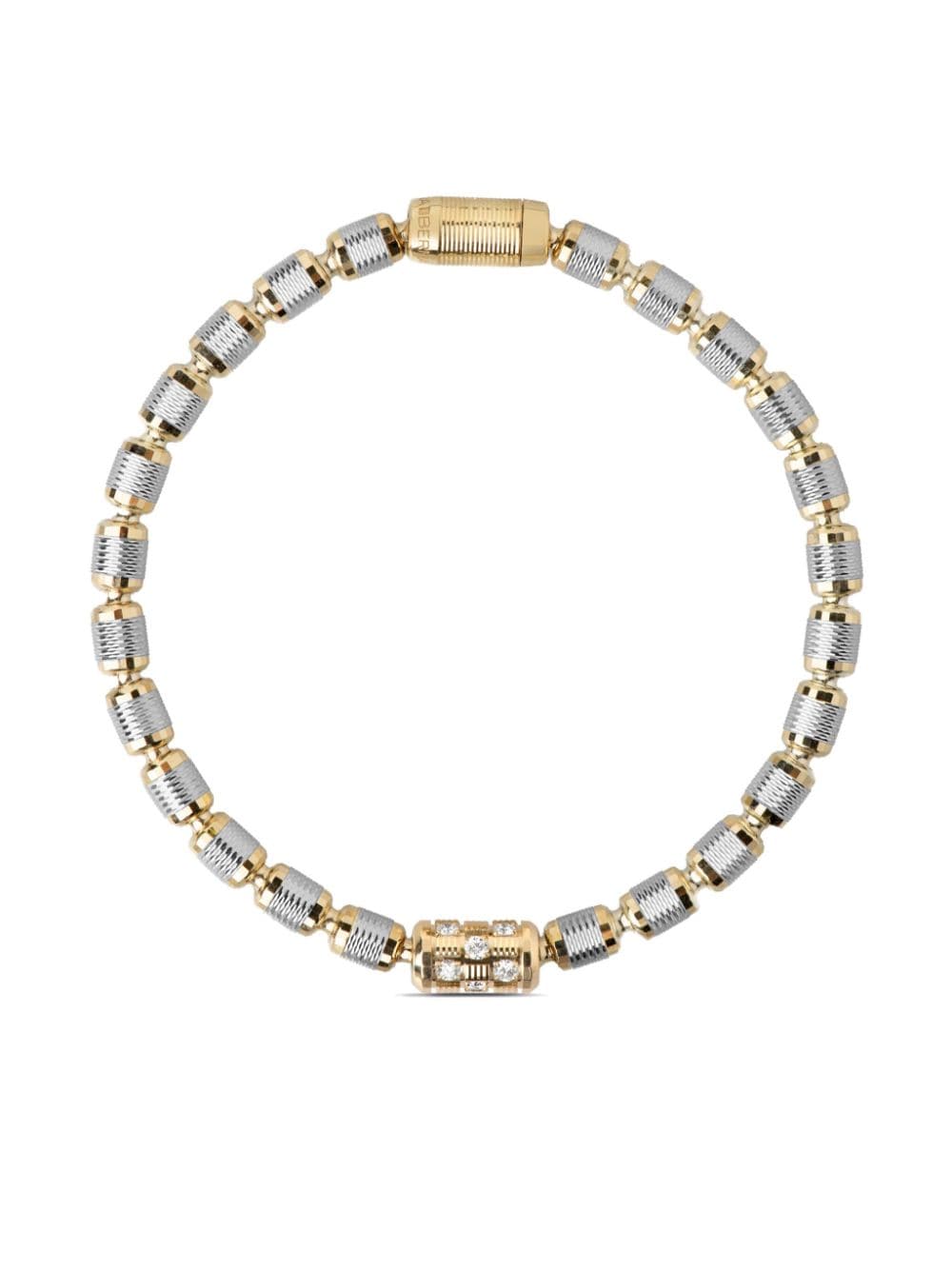 Officina Bernardi 18kt gold Lumen DC diamond bracelet von Officina Bernardi