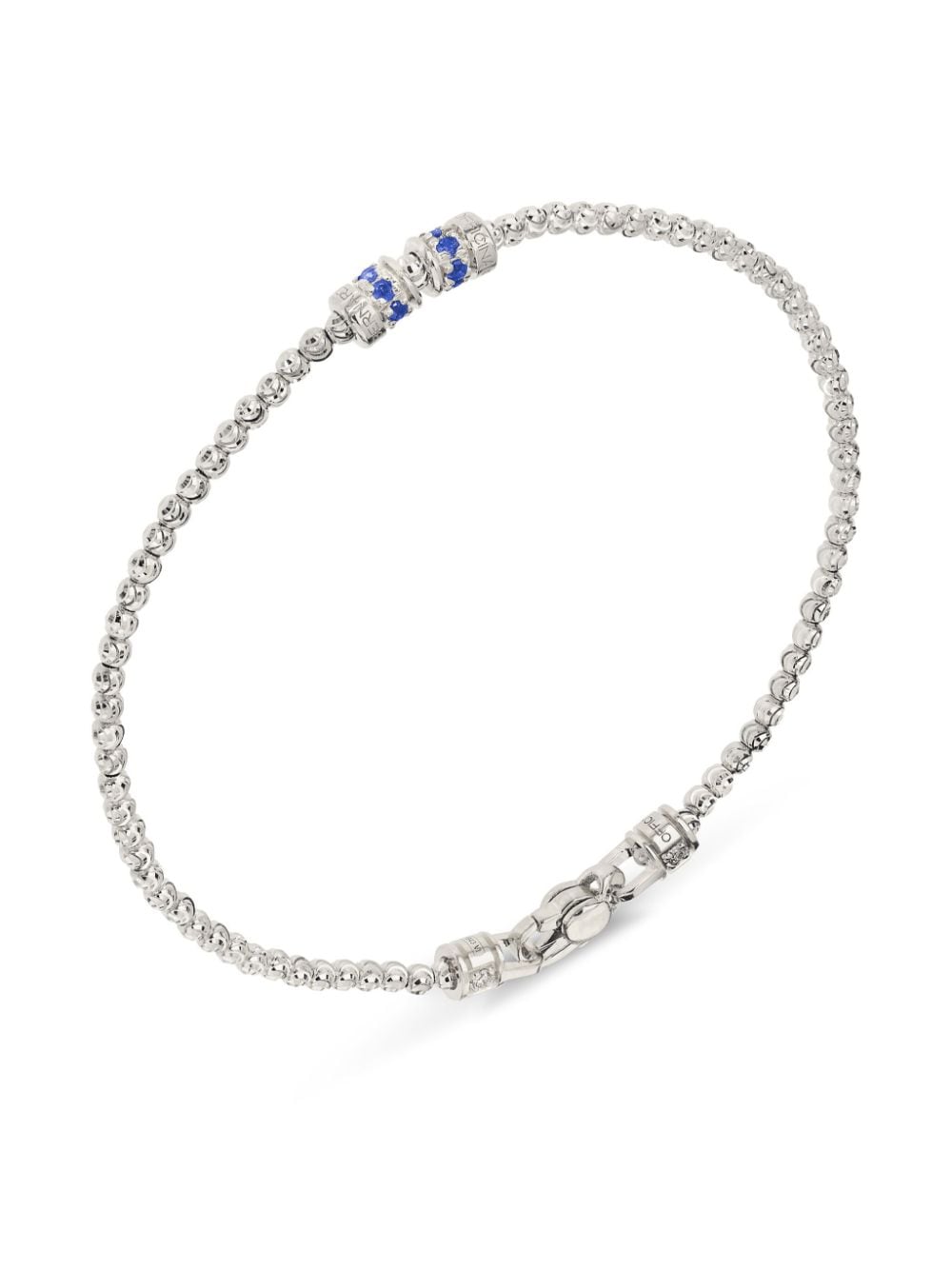 Officina Bernardi 18kt white gold Moon sapphire bracelet - Silver von Officina Bernardi