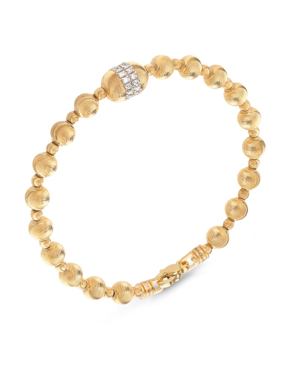 Officina Bernardi 18kt yellow gold Empire diamond bracelet von Officina Bernardi